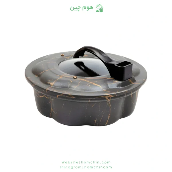 کیک پز سه کاره برقی رویال دو رو ماربل طرح گل
