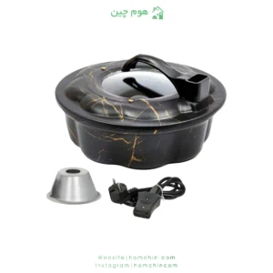 کیک پز سه کاره برقی رویال دو رو ماربل طرح گل
