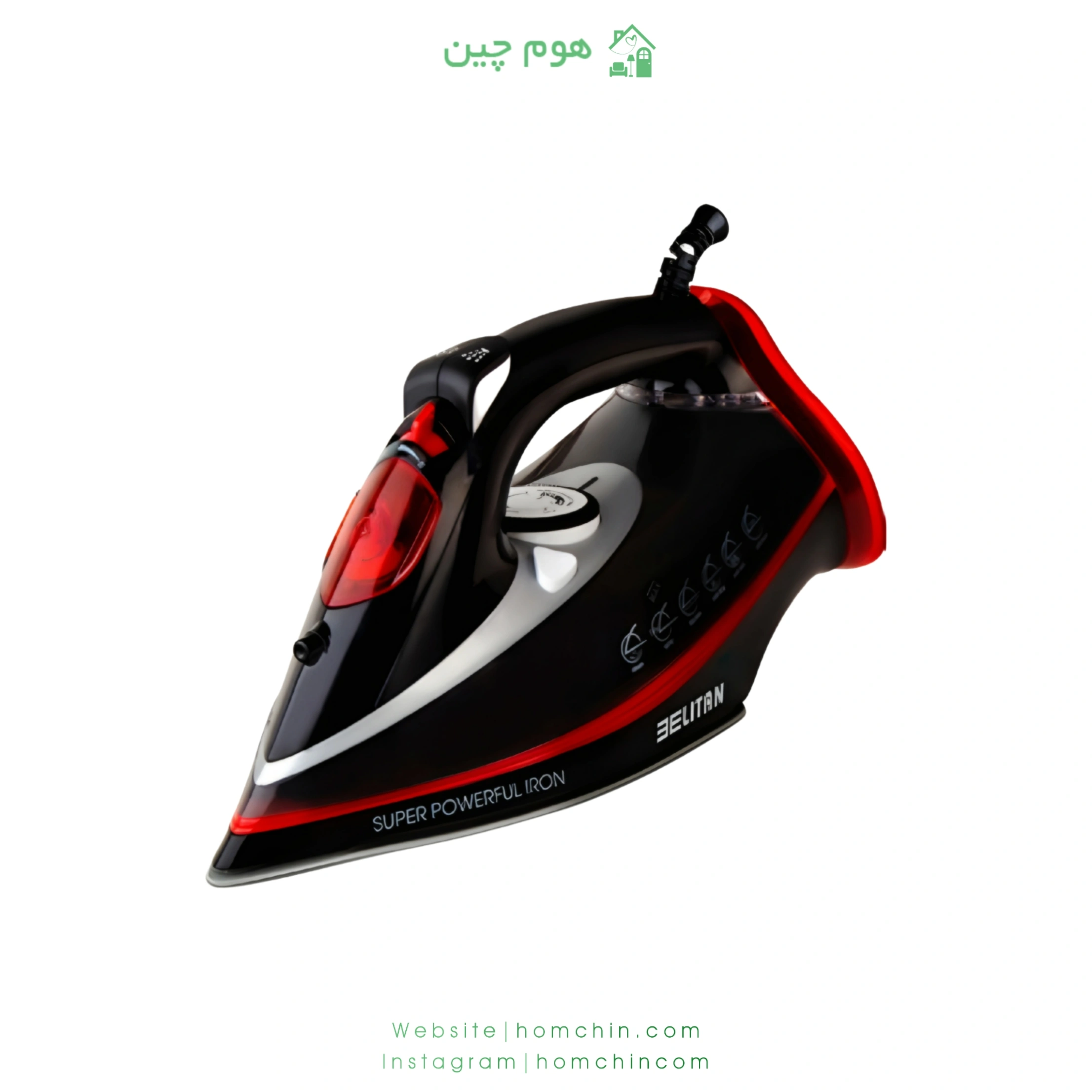 belitan-bt-2201-steam-iron اتو بخار بلیتان مدل BT 2201