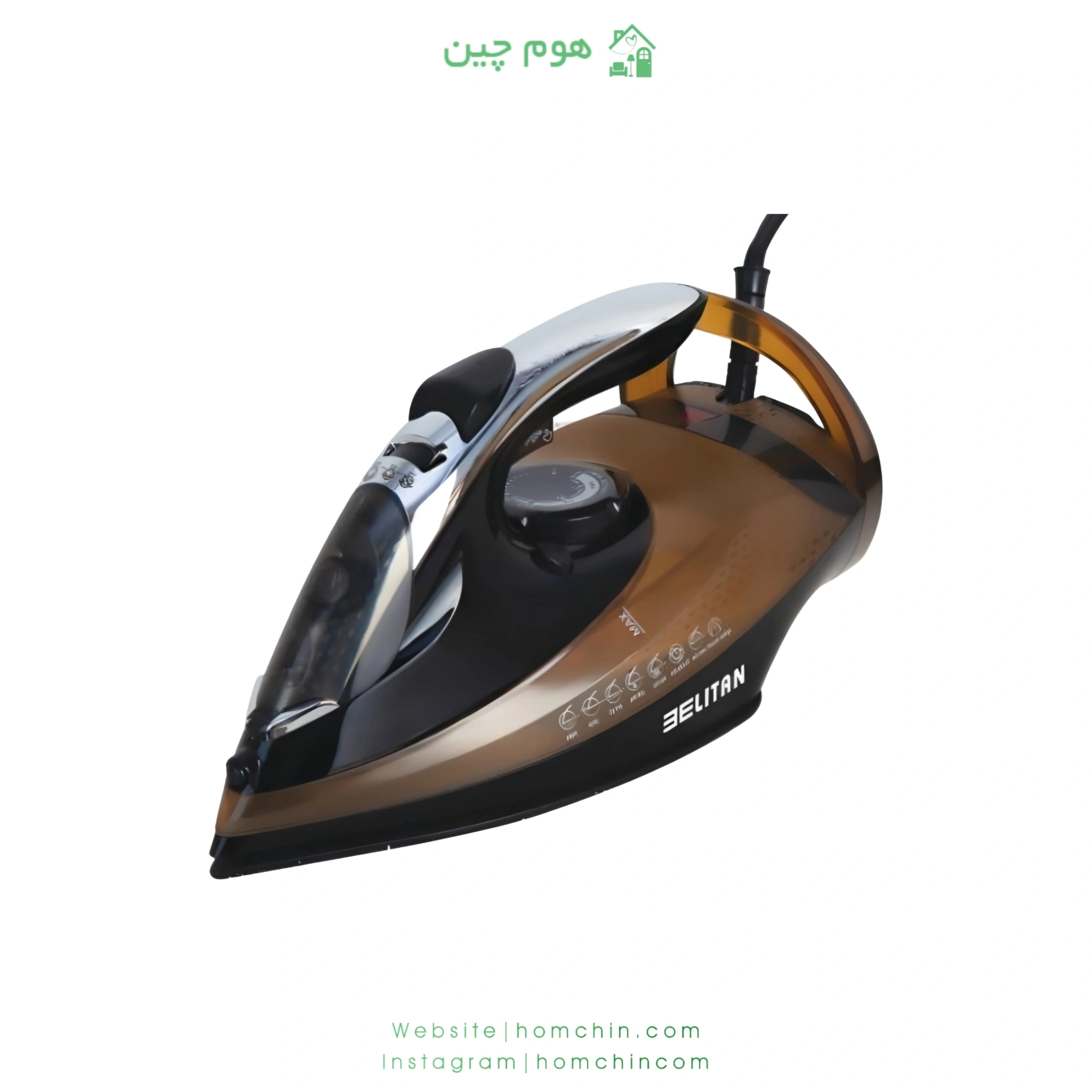 belitan-bt-9201-steam-iron اتو بخار بلیتان مدل BT 9201