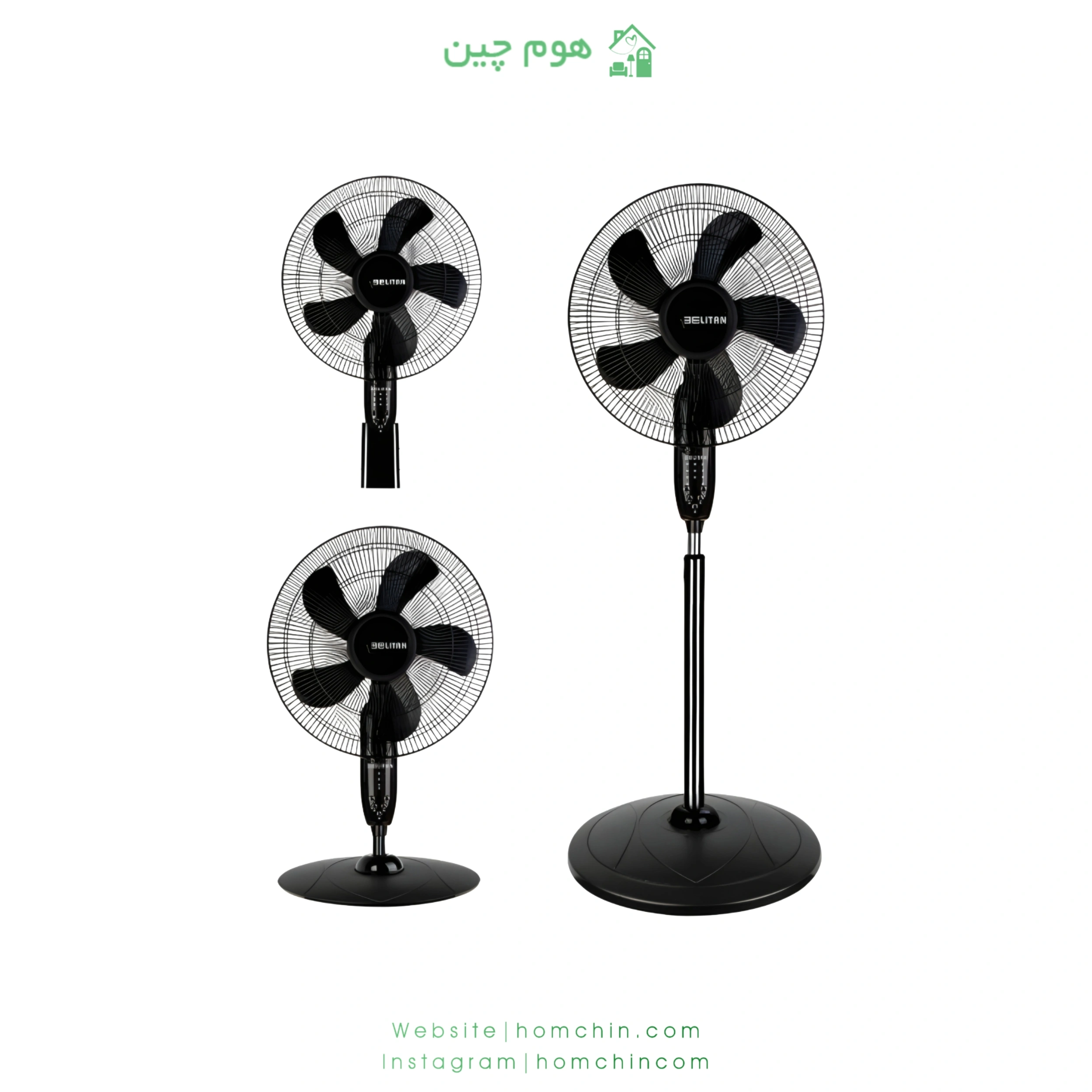 belitan-bt6308-3in1-fan پنکه سه منظوره بلیتان مدل BT 6308